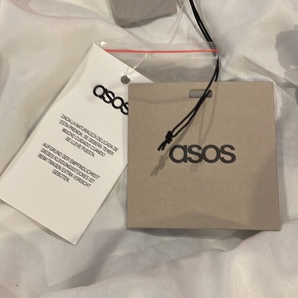 ASOS black and white polka dot sequin skirt NWT - Picture 3 of 4